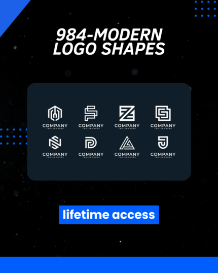 984 Modern Logo Shapes